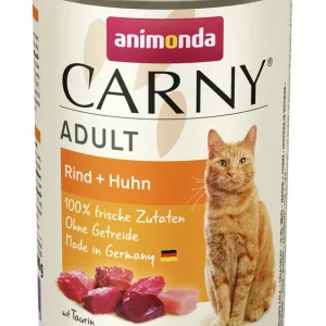 Heißes Angebot Sparpaket 24 x 400 g Animonda Carny Adult Rind + Huhn Katzen Nassfutter